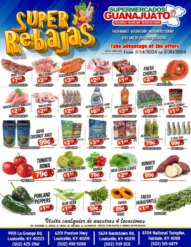 SUPERMERCADO GUANAJUATO ESPECIALES